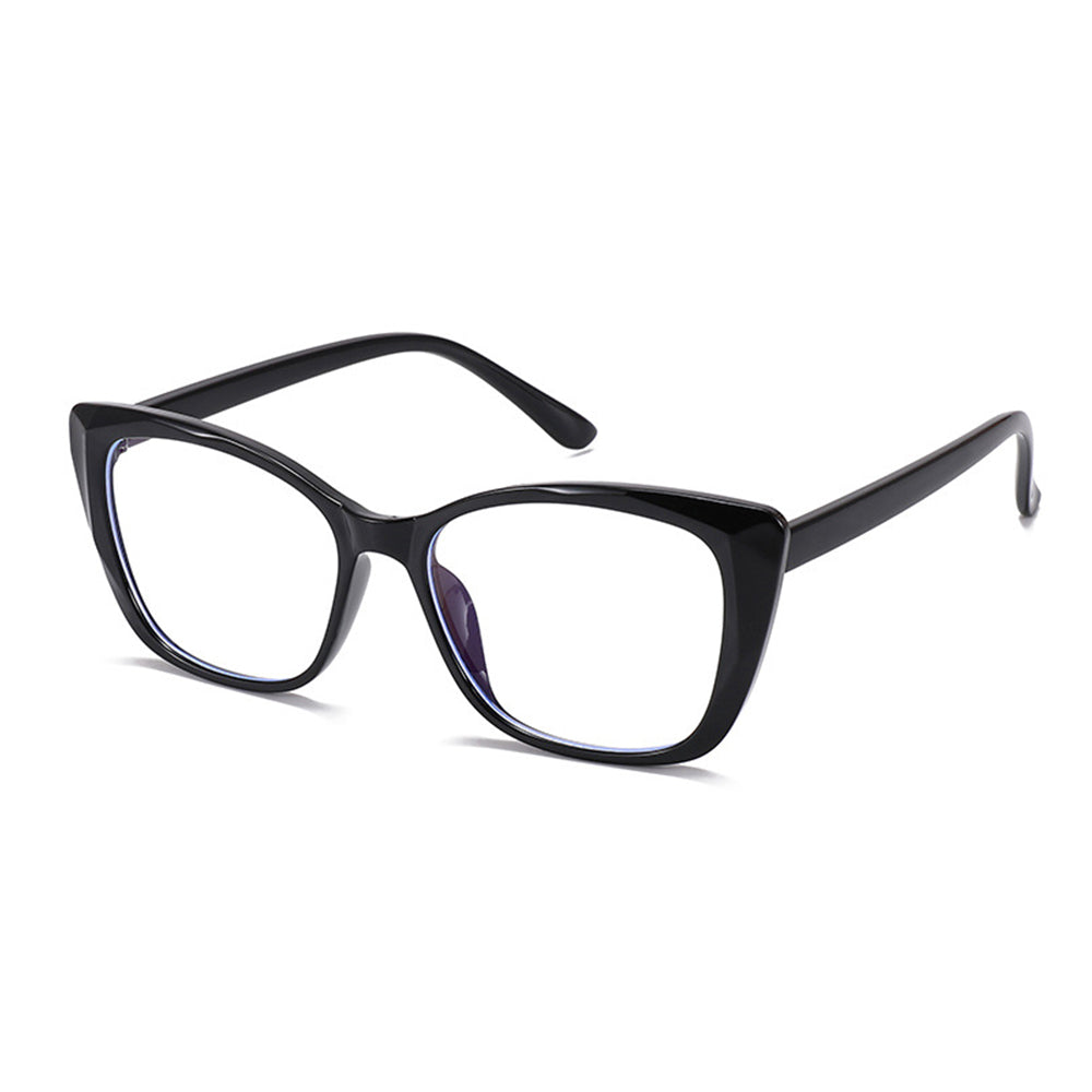 Techsuit Women's Computer Glasses PC28016-C1, Anti-Blue Light, Black