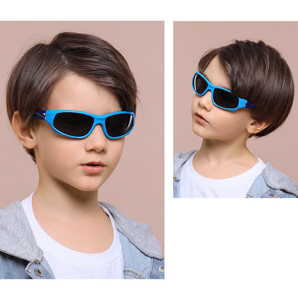 Techsuit 816-C8 Kids' Sport Sunglasses, Polarized, Orange White