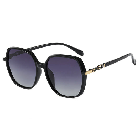 Techsuit 5223 Women's Sunglasses, Polarized, UV Protection, Black