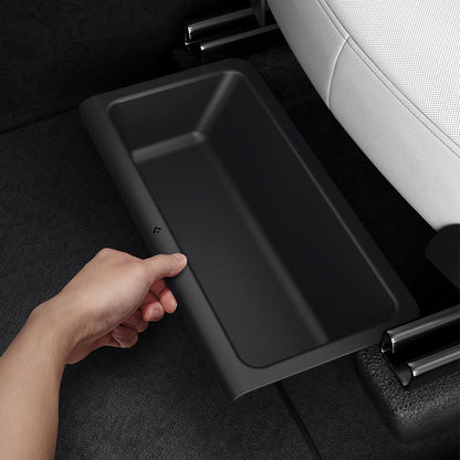 Spigen TO222J Car Organizer with Under-Seat Mount for Tesla Y Juniper, Set of 2 pieces