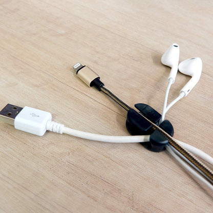 Ringke Cable Organizer, Set of 6 Pieces, Black