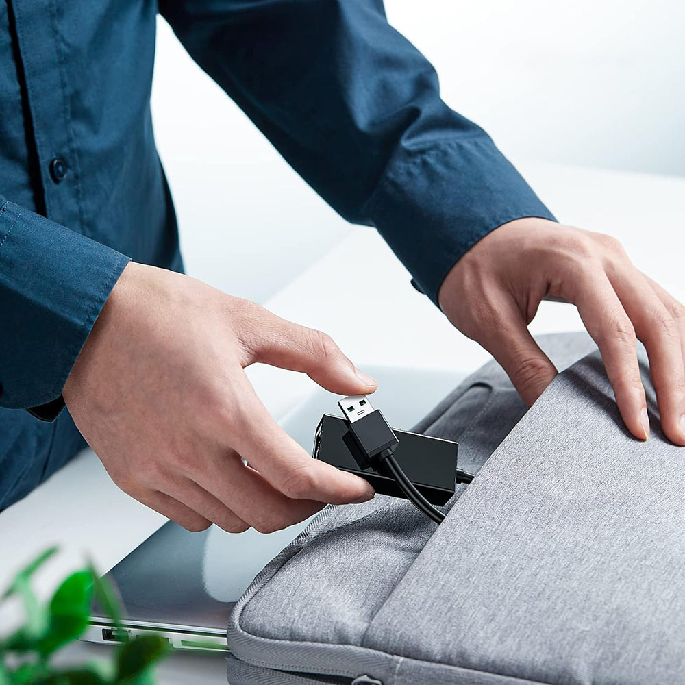 Techsuit AC19 Network Card, RJ45, USB, Black