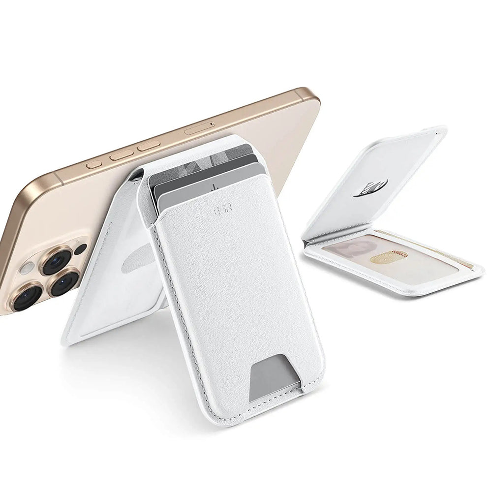 Magsafe Wallet, ESR, Stand, White