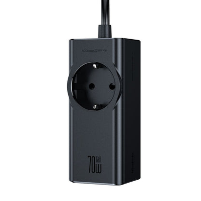 McDodo CH-4620 Extension Cord, 1 x Schuko, Black