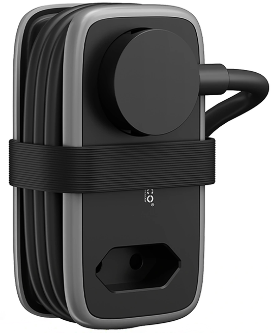 Orico APP Extension Cord, 2 x Schuko - 2 x USB-A - 1 x USB-C, Black Gray