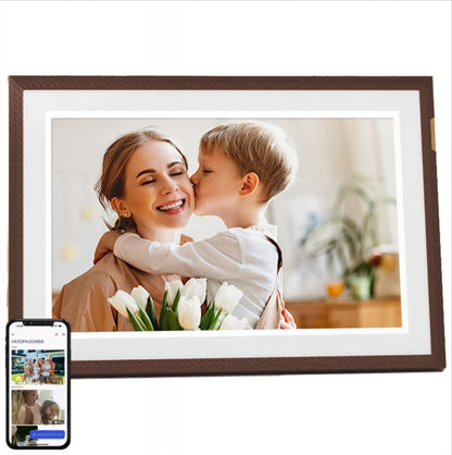 Arzopa D10 Digital Photo Frame, Brown
