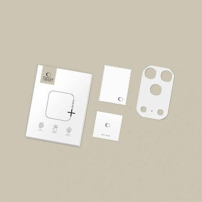 Tech-Protect Camalloy Fit+ Rear Camera Protection Frame for Apple iPhone 17 Pro, Aluminum, Silver