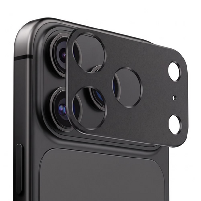 Tech-Protect Camalloy Fit+ Rear Camera Protection Frame for Apple iPhone 18 Pro, Aluminum, Black