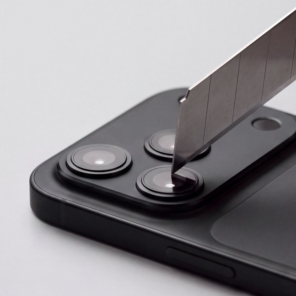 Tech-Protect Camalloy Fit+ Rear Camera Protection Frame for Apple iPhone 18 Pro, Aluminum, Black