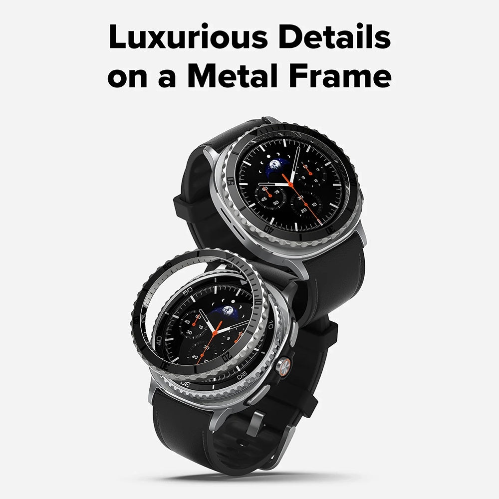 Ringke Premium Styling Protection Frame for Samsung Galaxy Watch8 Classic, Black