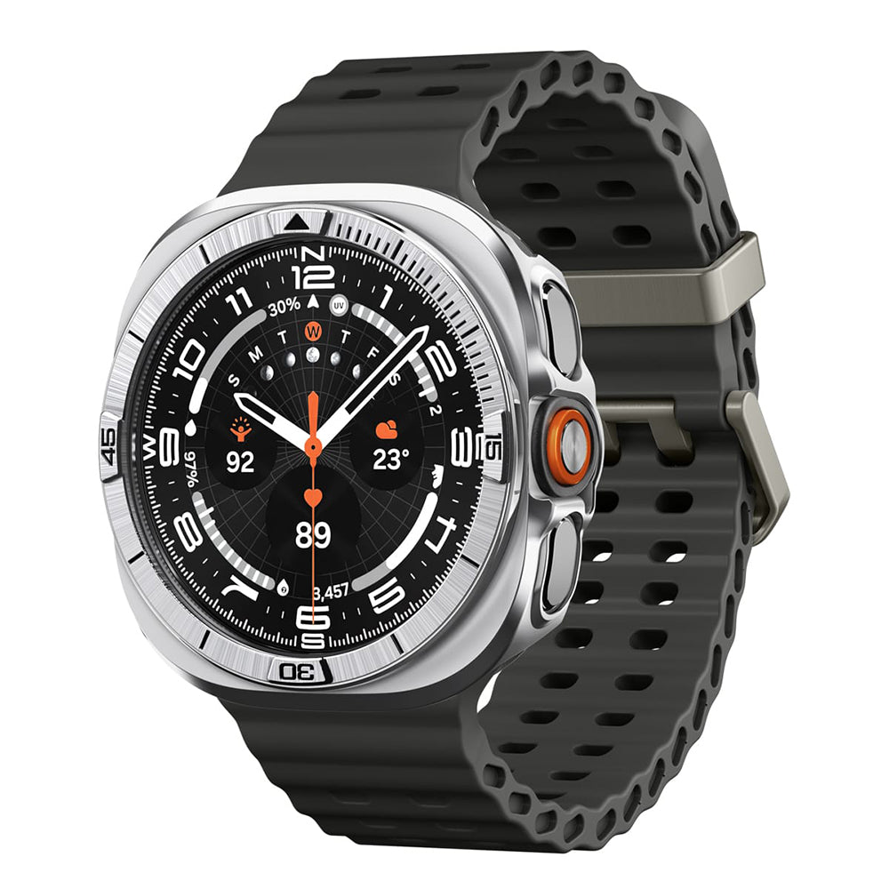 Spigen Tune Pro Pilot Protective Frame for Samsung Galaxy Watch Ultra2, Silver ACS11618