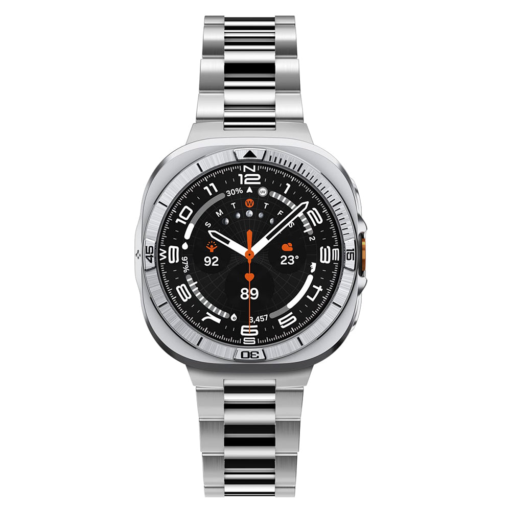 Spigen Tune Pro Pilot Protective Frame for Samsung Galaxy Watch Ultra2, Silver ACS11618