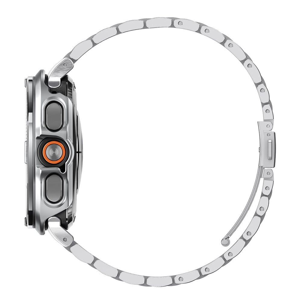 Spigen Tune Pro Pilot Protective Frame for Samsung Galaxy Watch Ultra2, Silver ACS11618