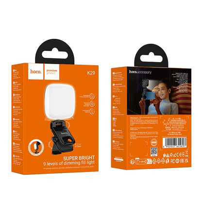 Selfie Light HOCO K29, Universal, Black