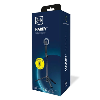 Selfie Stick Bluetooth 3MK Hardy MagSelfie, Universal, Black
