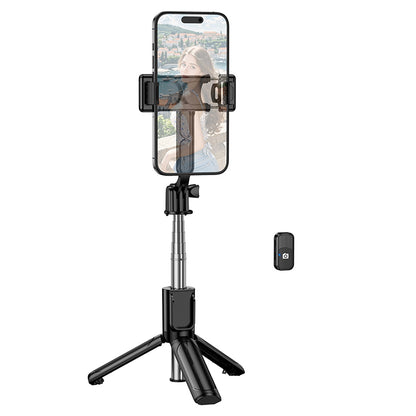 Selfie Stick Bluetooth Borofone BY14 Graceful, 4.5inch - 7inch, Black