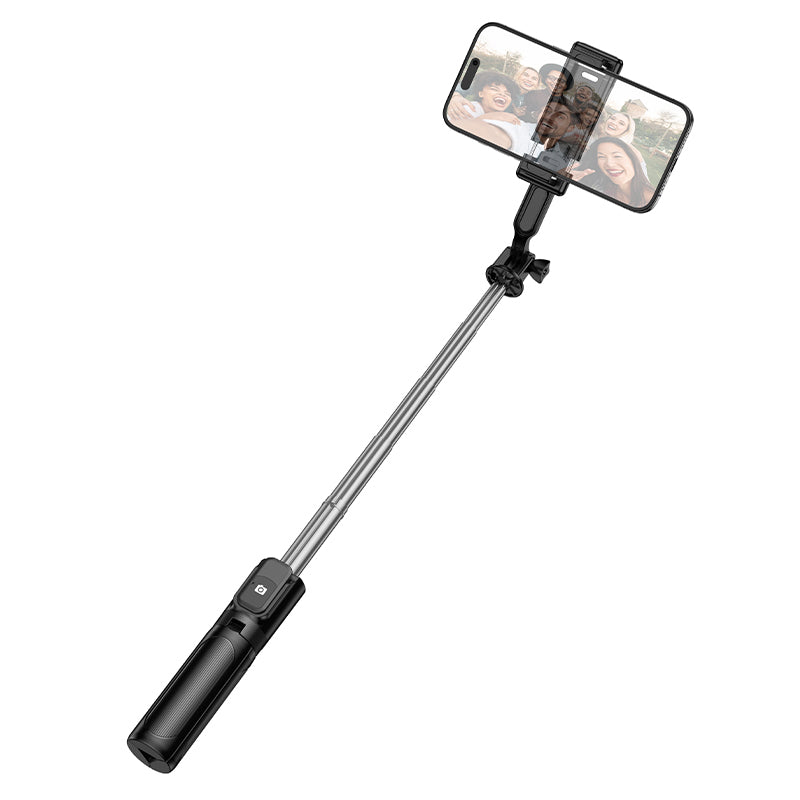 Selfie Stick Bluetooth Borofone BY14 Graceful, 4.5inch - 7inch, Black