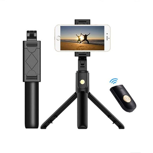 Selfie Stick Bluetooth Techsuit K07, Universal, Black