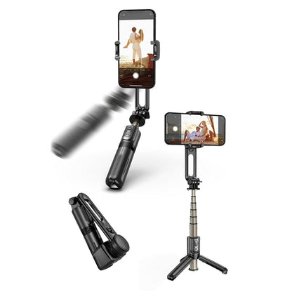 Selfie Stick Bluetooth Techsuit L18Mini, Universal, Black