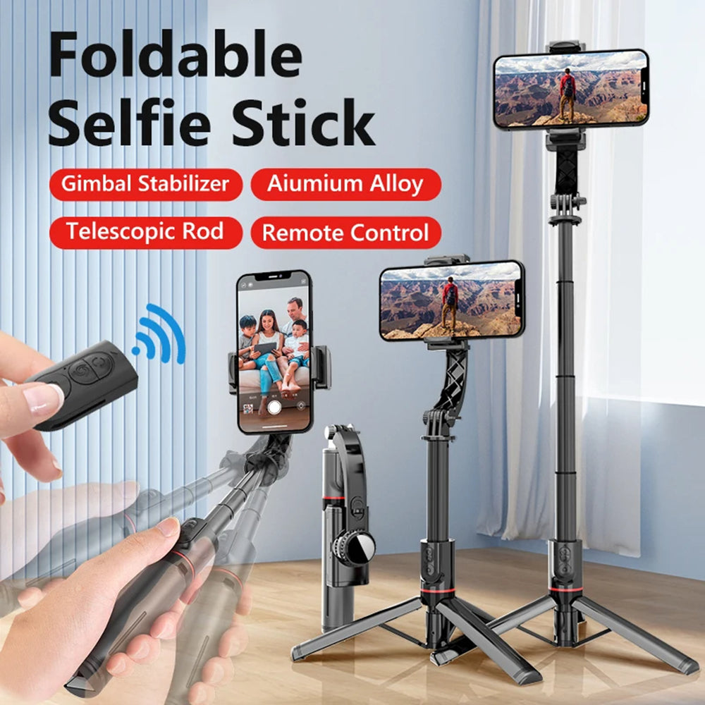 Selfie Stick Bluetooth Techsuit L19, Universal, Black