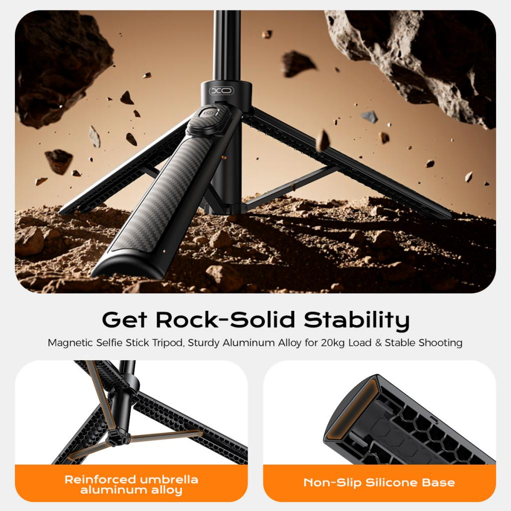 Selfie Stick Bluetooth XO Design SS30, Universal, Black
