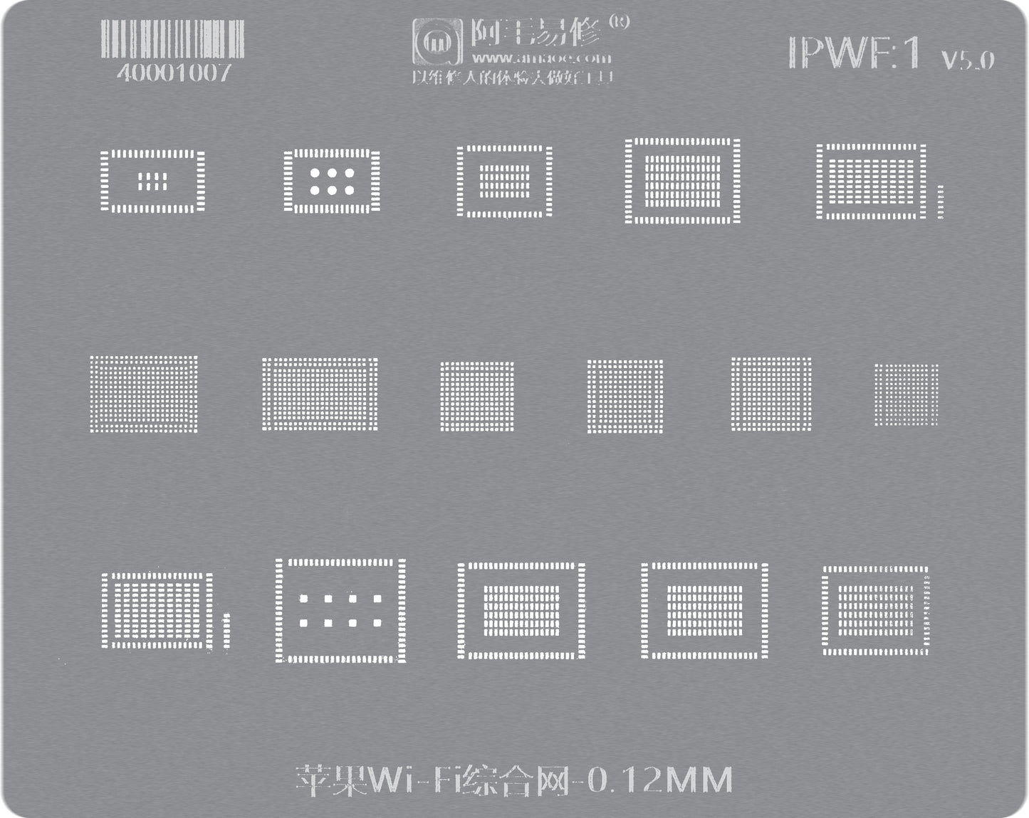 Amaoe BGA Stencil for Apple iPhone Series, Wifi IC