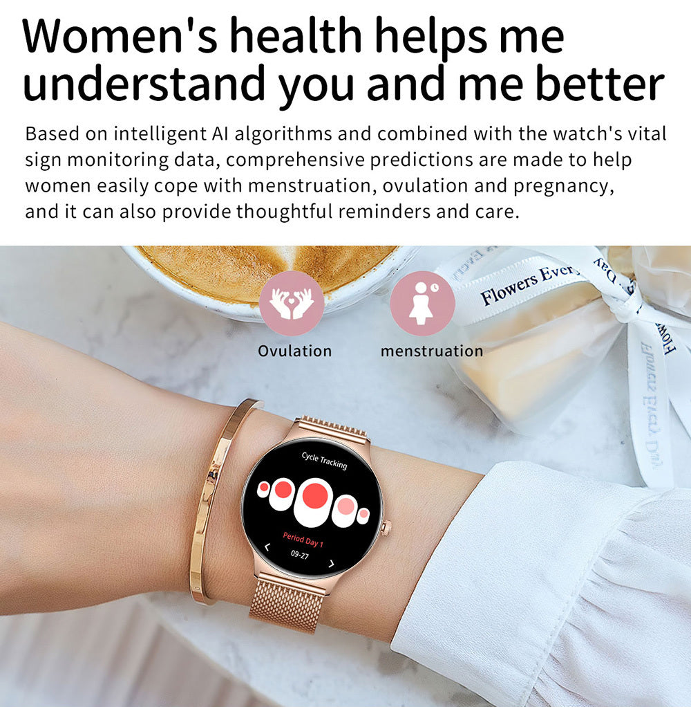 Smartwatch Blavec M01 Vesta Call, Rose Gold