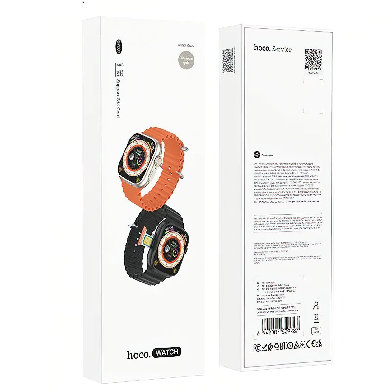 HOCO DYD01 Call Smartwatch, Black