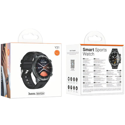 HOCO Y31 Call Smartwatch, Black