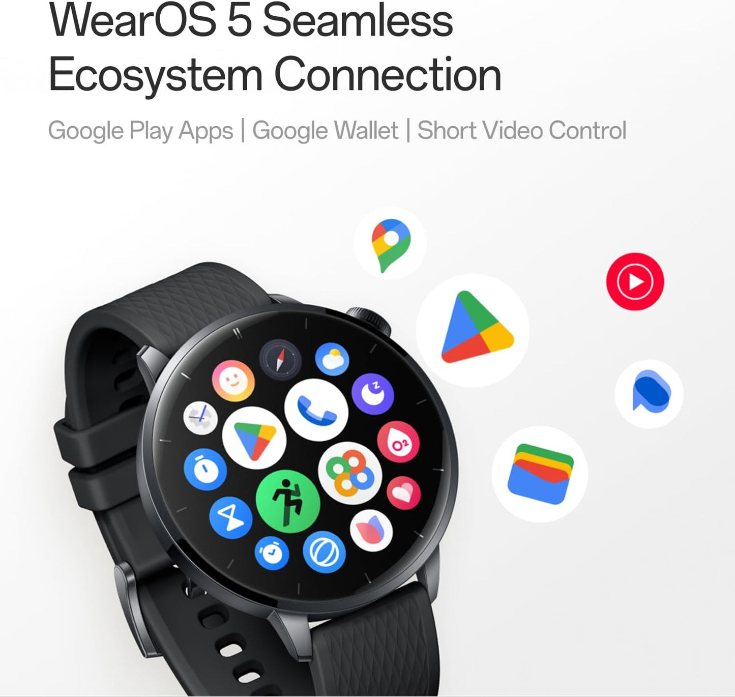 Smartwatch OnePlus Watch 3, 43mm, Black 5491100421