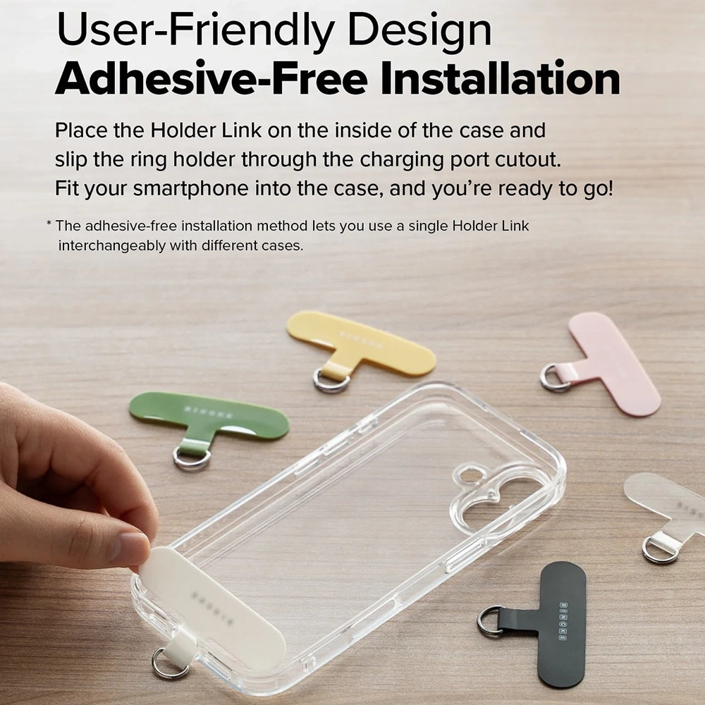 Ringke Link Flow P-Type Phone Lanyard, White