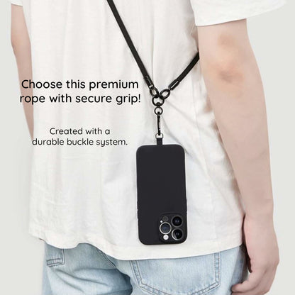 Techsuit Phone Lanyard RCS1-03, Black