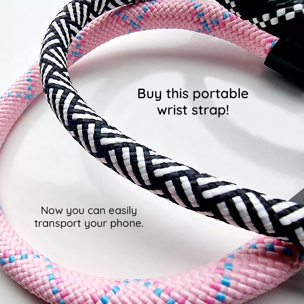 Techsuit RWS2-03 Phone Lanyard, Black