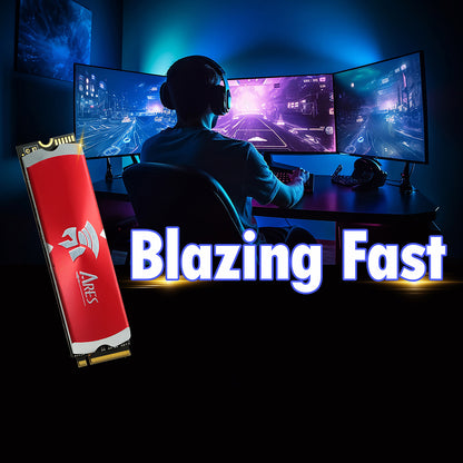 Solid State Drive (SSD) Dato Ares Dark Sword, NVME 1.4, PCIE Gen4x4, 1TB, Black ARSDSK-1TB