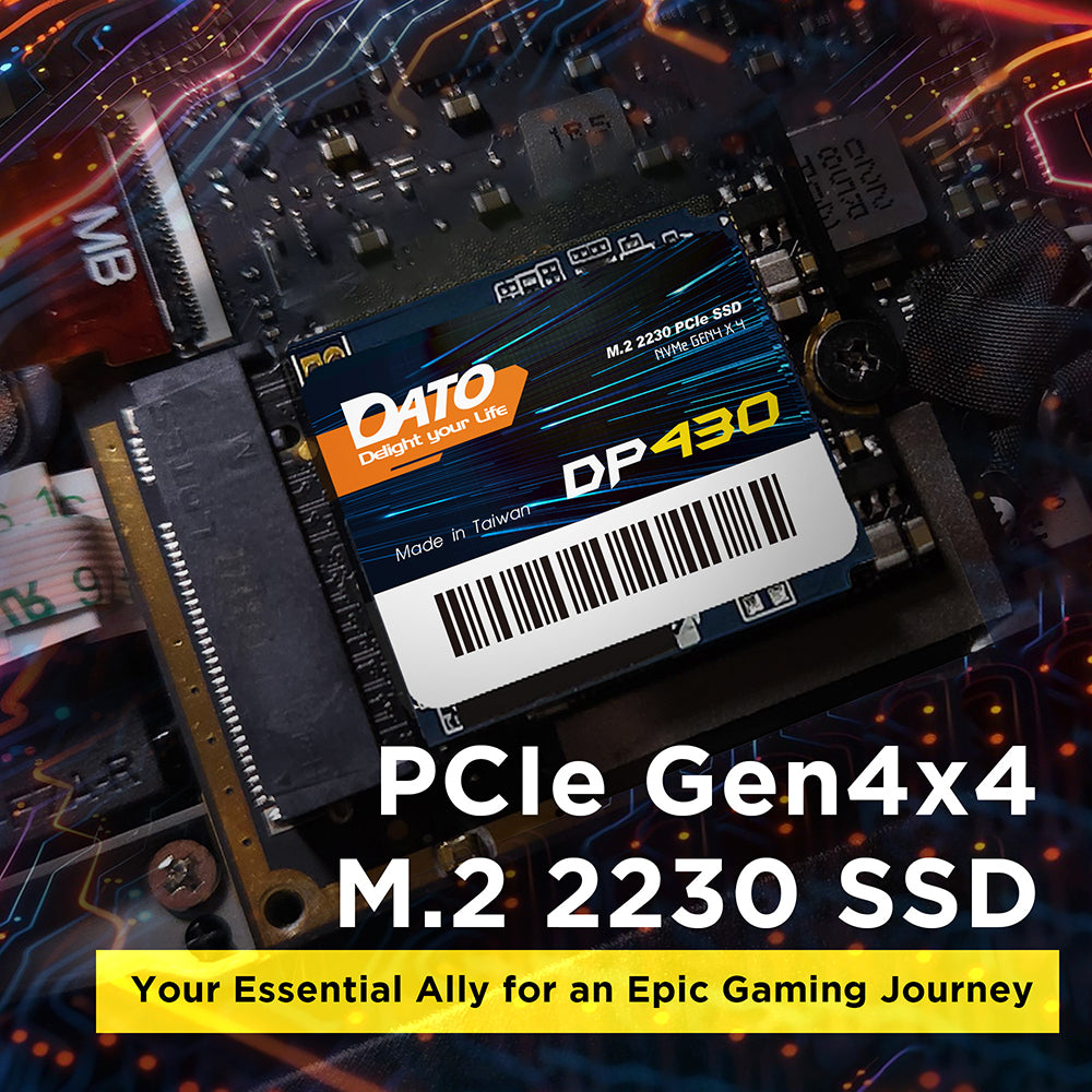 Solid State Drive (SSD) Dato DP430, NVME M.2 2230, PCIE Gen4x4, 1TB, Black DP430SSD-1TB