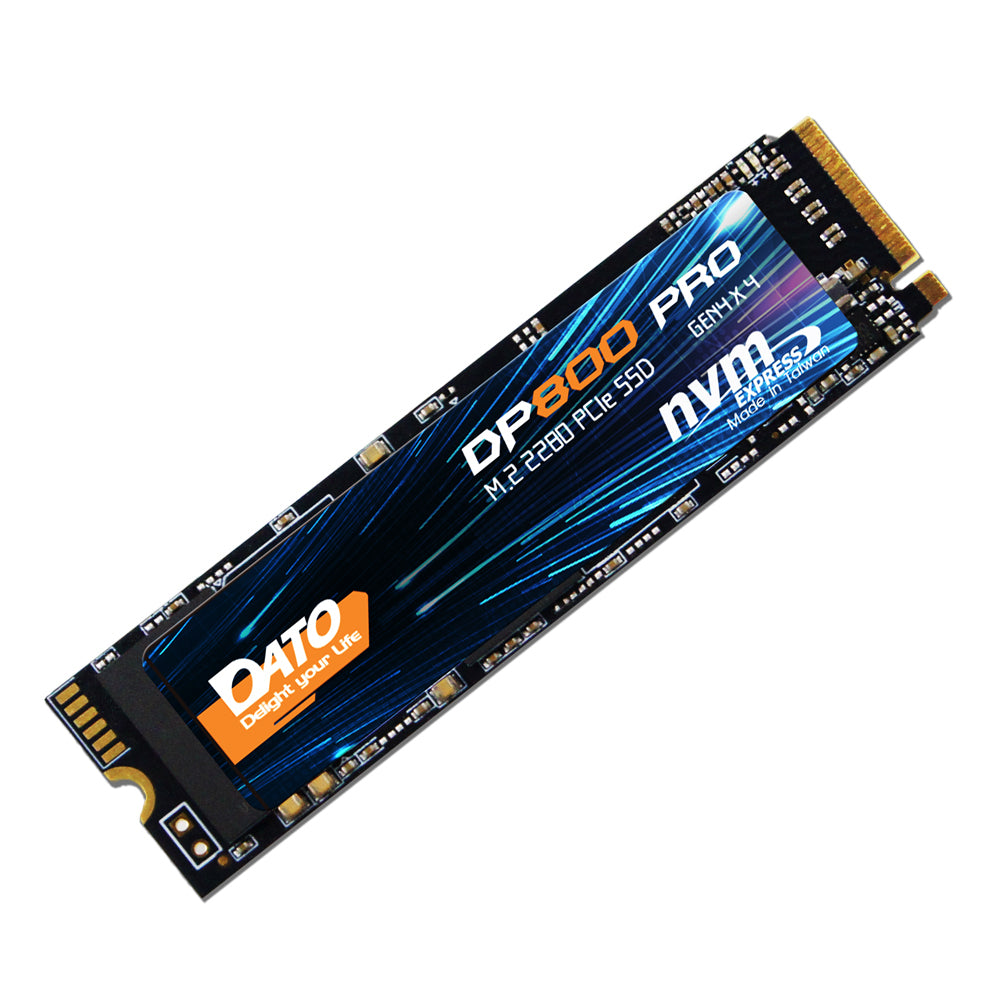 Solid State Drive (SSD) Dato DP800 Pro, NVME M.2 2280, PCIe, 4TB, Black DP800PSSD-4TB