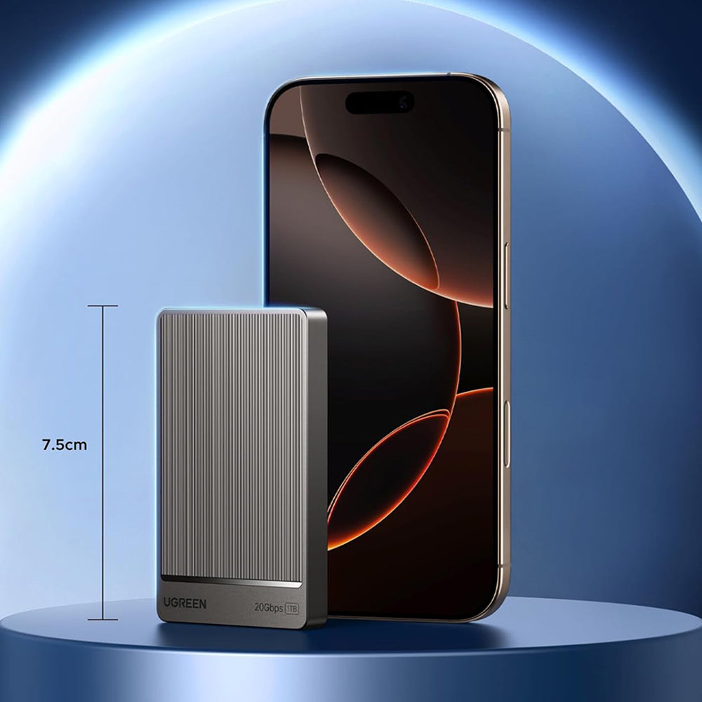 Solid State Drive (External SSD) UGREEN 35270, 1TB, Gray