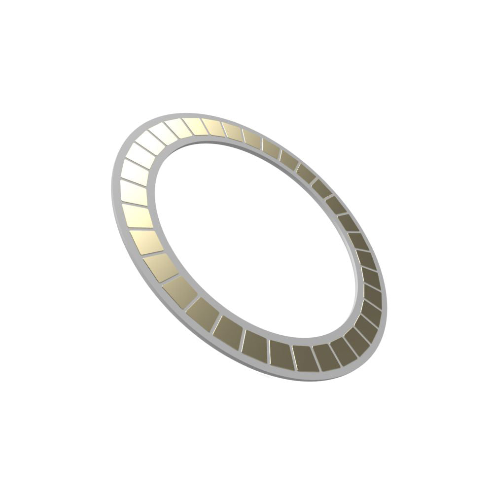 Fixed Metallic Sticker, White