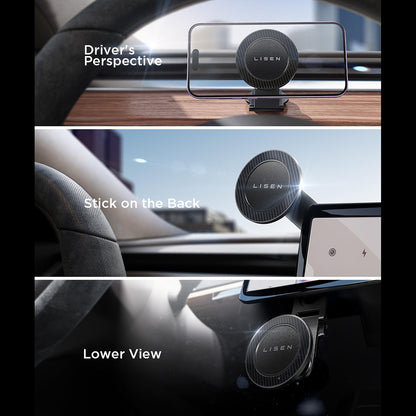 Suport Auto Magnetic Lisen, Universal, Negru YL0223050002