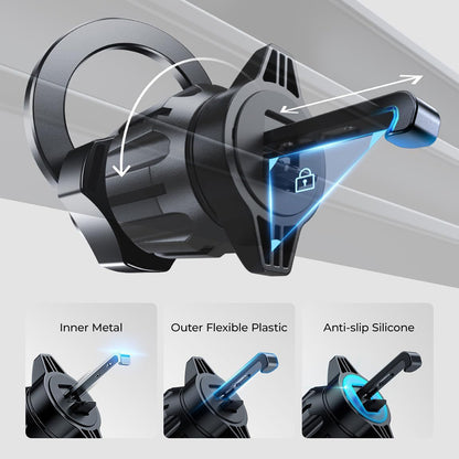 Lisen Magnetic Car Holder, Universal, Black YL0223110033