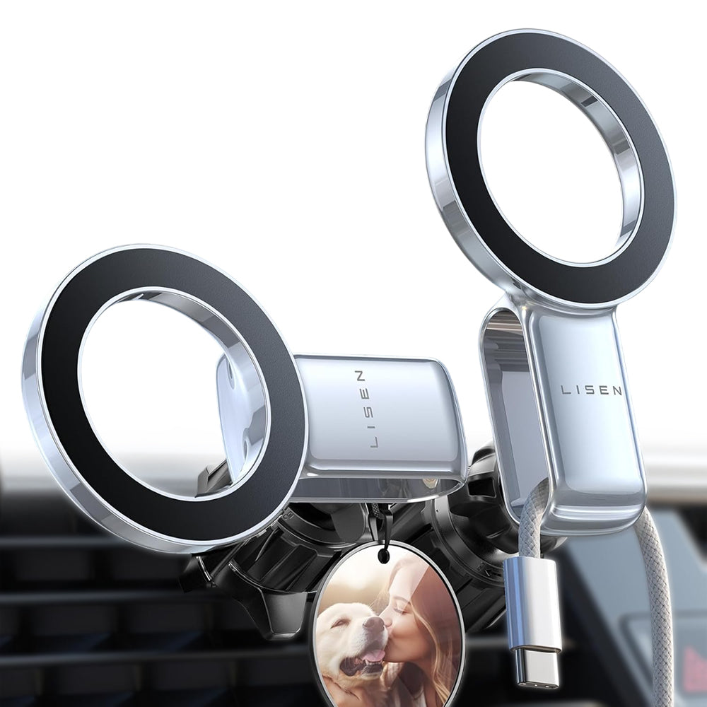 Lisen Magnetic Car Holder, Universal, Black YL0224050012