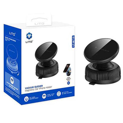 Lito LT-W12 Universal Magnetic Car Holder, Black