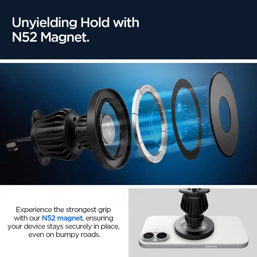 Spigen MFT13 Universal Magnetic Car Holder, Black