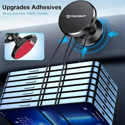 Techsuit S10 Magnetic Car Holder, Universal, Black