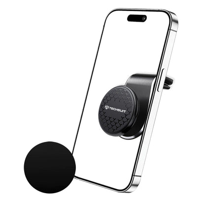 Techsuit S8 Magnetic Car Holder, Universal, Silver