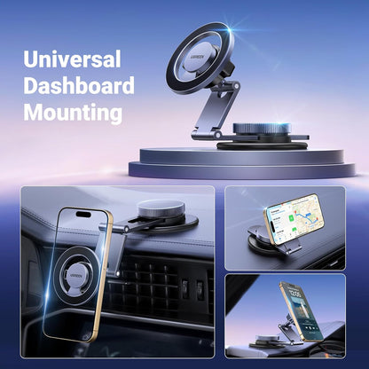 UGREEN LP865 Universal Magnetic Car Holder, Black