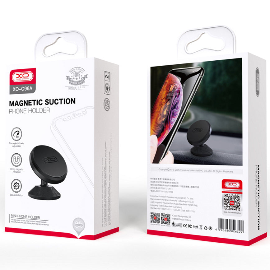 Magnetic Car Holder XO Design C96A, Universal, Black