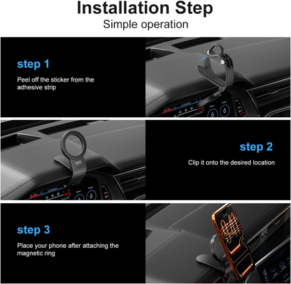 XO Design C191 Magnetic Car Mount, Universal, Black