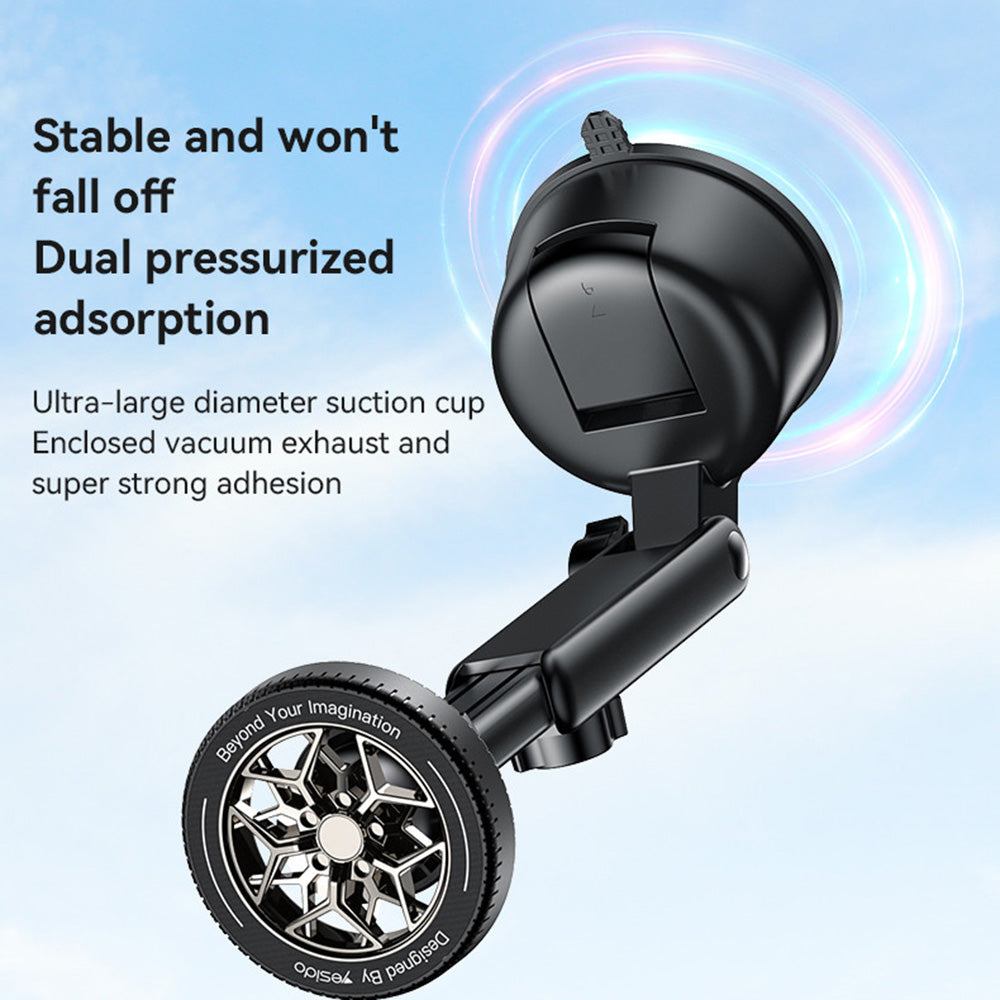 Yesido C266 Universal Magnetic Car Holder, Black