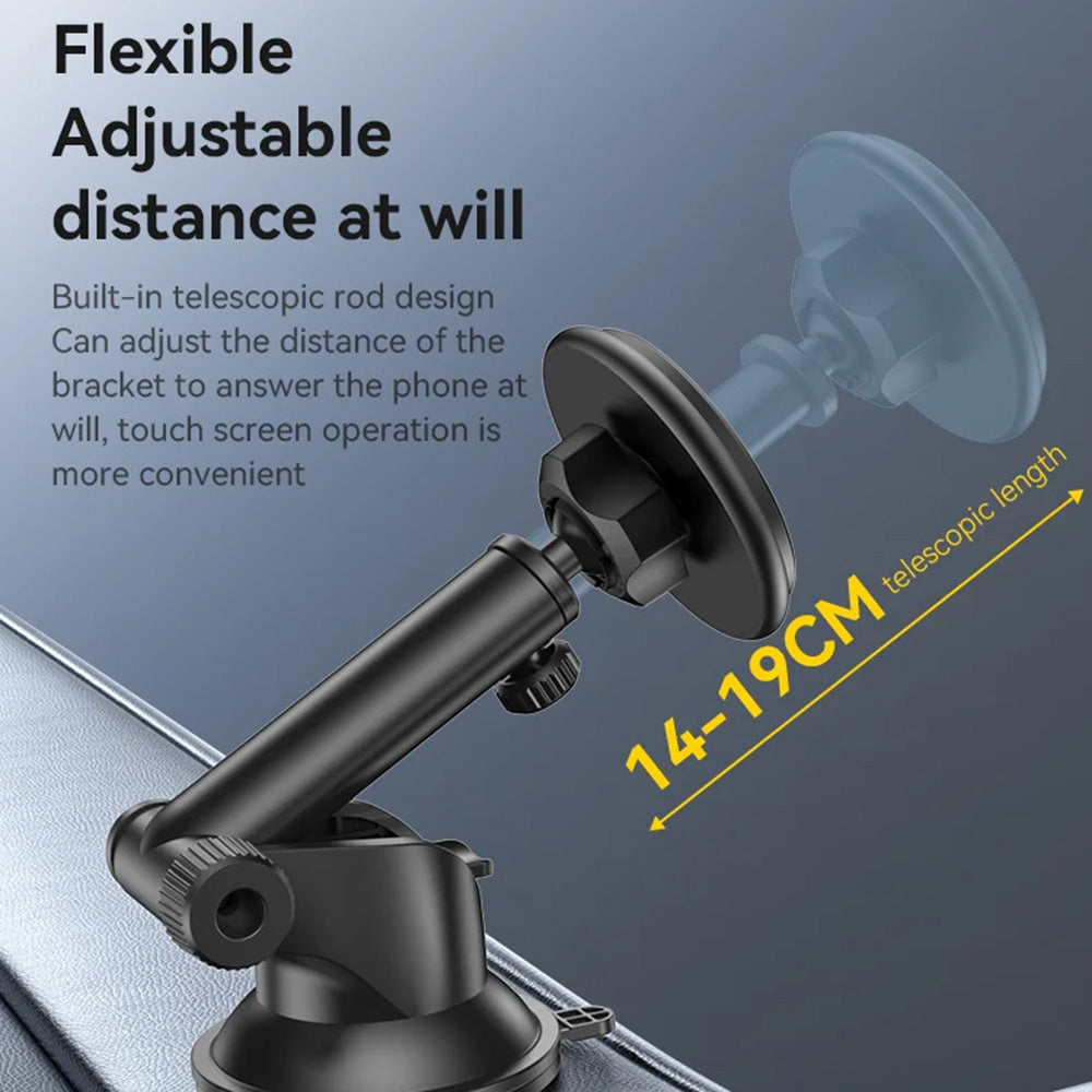 Yesido C269 Magnetic Car Holder, Universal, Black